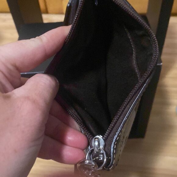 Coach canvas logo wristlet - Picture 3 of 3